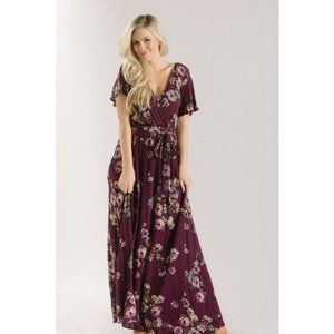 Morning Lavender ILLA ILLA Floral Maxi Dress